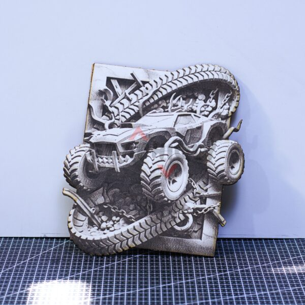 Chains of Chaos 3D Illusion Laser File - SVG, WWS, XCS, LBRN2