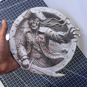 Ghostly Pirate 3D illusion