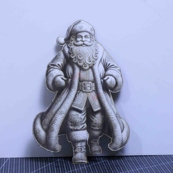 Regal Santa 3D Illusion Laser File - SVG, WWS, XCS, LBRN2