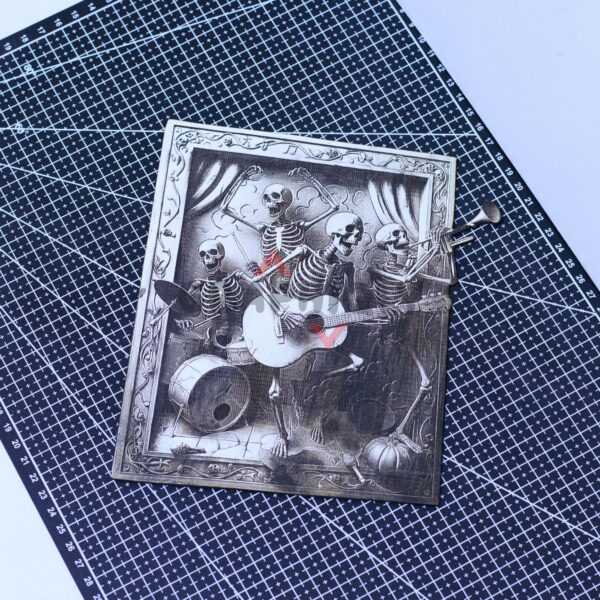 Funny Skeletons 3D illusion Laser File - SVG, WWS, XCS, LBRN2
