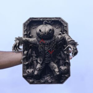 Pumpkin-Headed Scarecrow Laser FIle