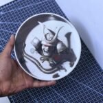 Samurai Mask 3D Illusion Laser File - SVG, DXF, AI, LBRN2