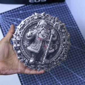 Funky Santa 3D illusion