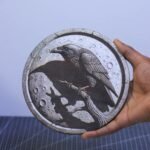 Moonlit Raven 3D illusion Laser File - SVG, DXF, AI, LBRN2