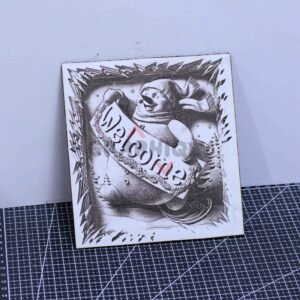 Frosty Welcome 3D illusion Laser File – SVG, DXF, AI, LBRN2