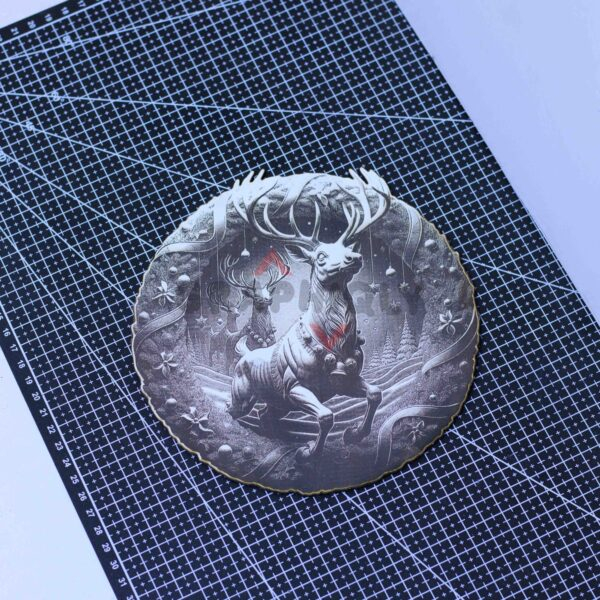 Reindeer 3D illusion Laser File - SVG, WWS, XCS, LBRN2