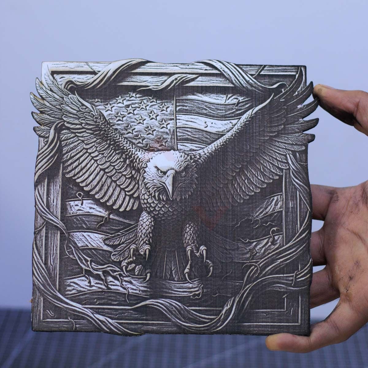 American Eagle 3D illusion