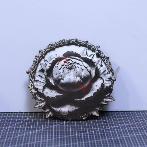 Blooming Peony 3D Illusion Laser File - SVG, WWS, XCS, LBRN2