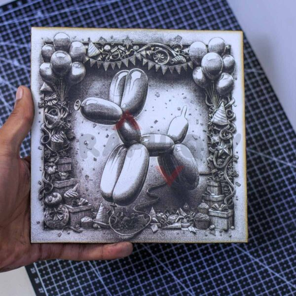 Balloon Dog 3D illusion