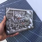 Santa’s Workshop Sign 3D illusion Laser File - SVG, DXF, AI, LBRN2