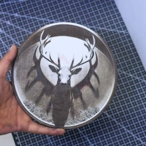 Shadowed Stag 3D illusion