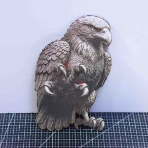 Majestic Eagle 3D Illusion Laser File – SVG, DXF, AI, LBRN2