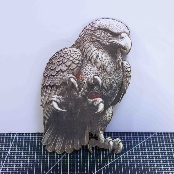 Majestic Eagle 3D Illusion Laser File - SVG, WWS, XCS, LBRN2