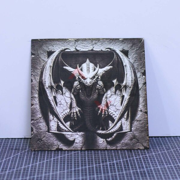 Stone Dragon 3D Illusion Laser File - SVG, WWS, XCS, LBRN2