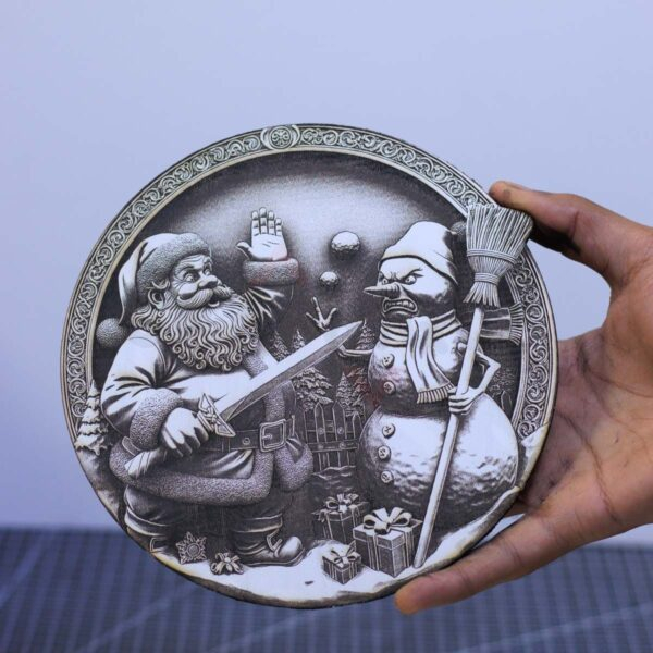 Santa vs Snowman