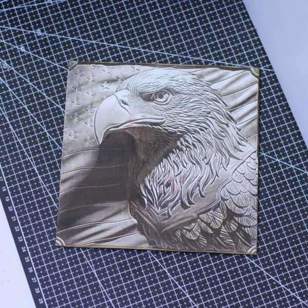 Patriotic Eagle 3D illusion Laser File - SVG, WWS, XCS, LBRN2