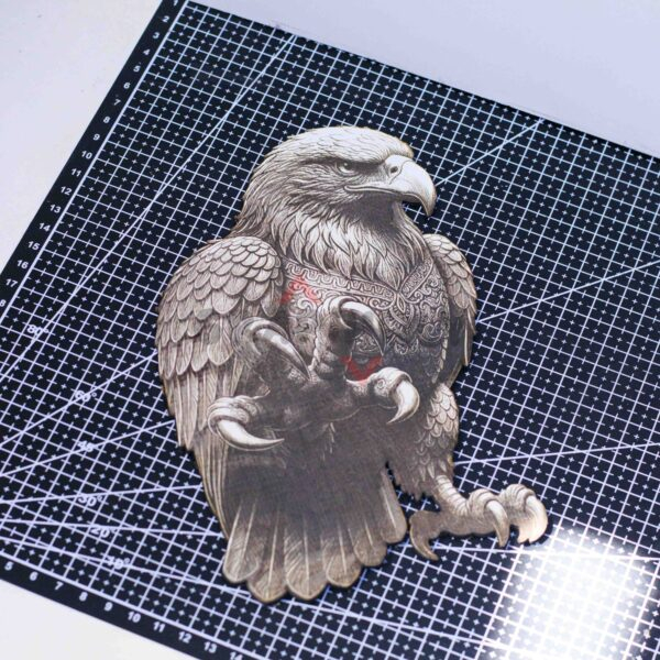 Majestic Eagle 3D Illusion Laser File - SVG, WWS, XCS, LBRN2