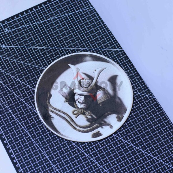 Samurai Mask 3D Illusion Laser File - SVG, WWS, XCS, LBRN2