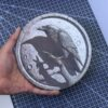 Moonlit Raven 3D illusion Laser File - SVG, WWS, XCS, LBRN2