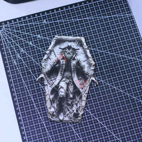 Cursed Captain 3D Illusion Laser File - SVG, WWS, XCS, LBRN2