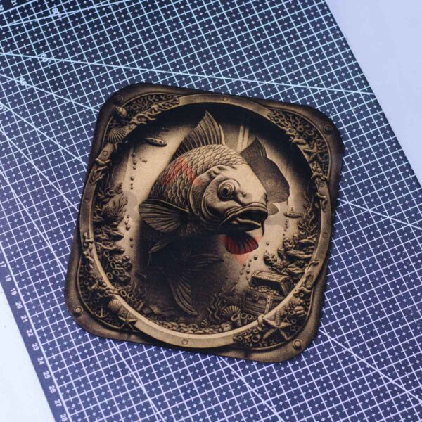 Sea Life Porthole 3D illusion Laser File - SVG, WWS, XCS, LBRN2