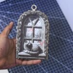 Cozy Window Cat Laser File - SVG, DXF, AI, LBRN2