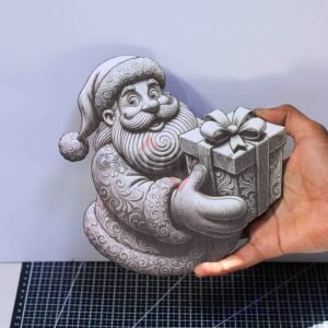 Santa Gift 3D illusion
