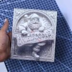 Santa Welcome Sign 3D illusion Laser File - SVG, DXF, AI, LBRN2