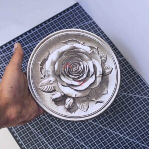 Elegant Rose 3D illusion