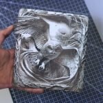 Snow Owl 3D illusion Laser File - SVG, DXF, AI, LBRN2