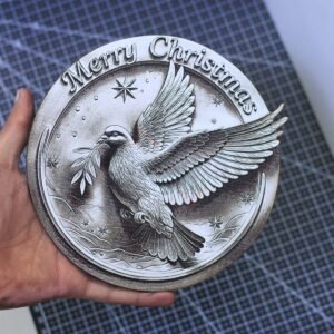 Christmas Dove 3D Illusion