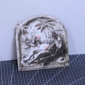 Santa’s Day Off 3D illusion Laser File – SVG, DXF, AI, LBRN2