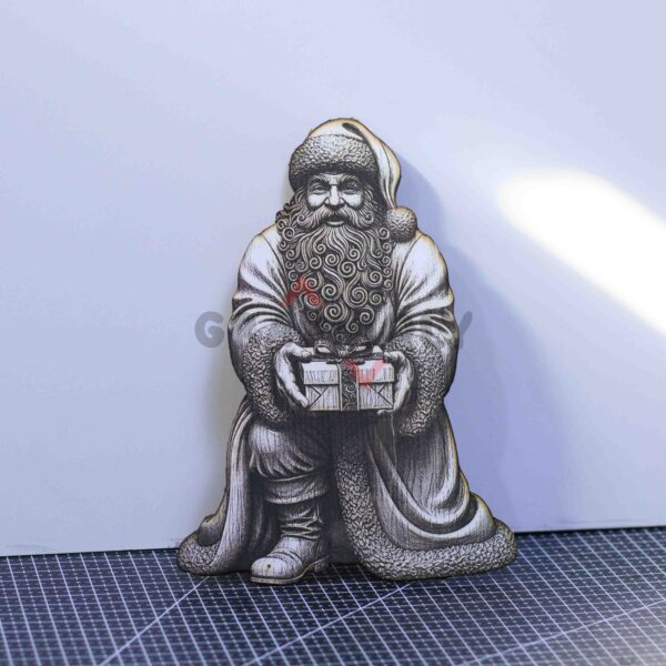 The Gift Bearer 3D illusion Laser File - SVG, WWS, XCS, LBRN2