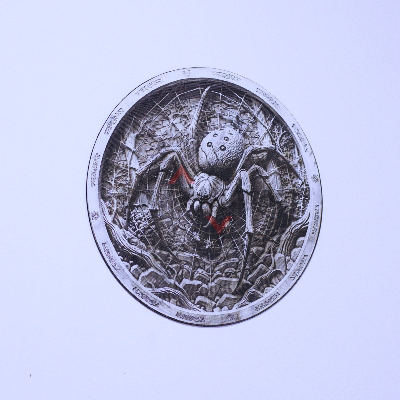 Spider 3D Illusion Laser File - SVG, DXF, AI, LBRN2 - Image 3