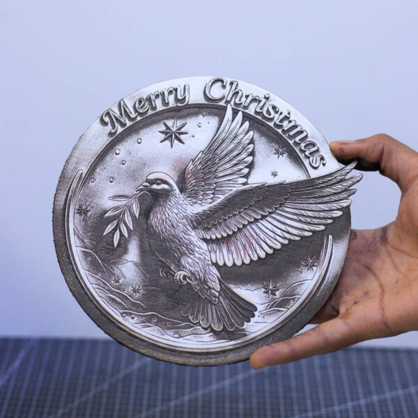 Christmas Dove 3D Illusion
