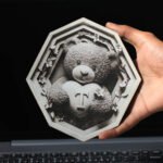 Teddy Bear 3D illusion Laser File - SVG, DXF, AI, LBRN2