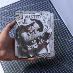 Wanted Poster Breakout 3D illusion