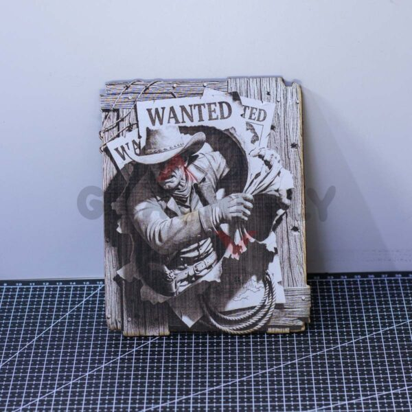 Wanted Poster Breakout 3D illusion Laser File - SVG, WWS, XCS, LBRN2