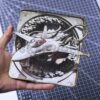 Fighter Jet Cloud Break 3D Illusion