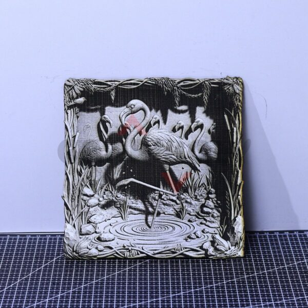 Flamingos in Shallow Water 3D Illusion Laser File - SVG, WWS, XCS, LBRN2