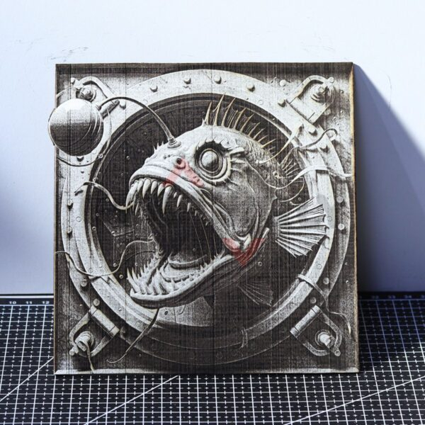 Deep Ocean Predator 3D Illusion Laser File - SVG, WWS, XCS, LBRN2
