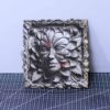 Floral Face Relief Laser File - SVG, WWS, XCS, LBRN2