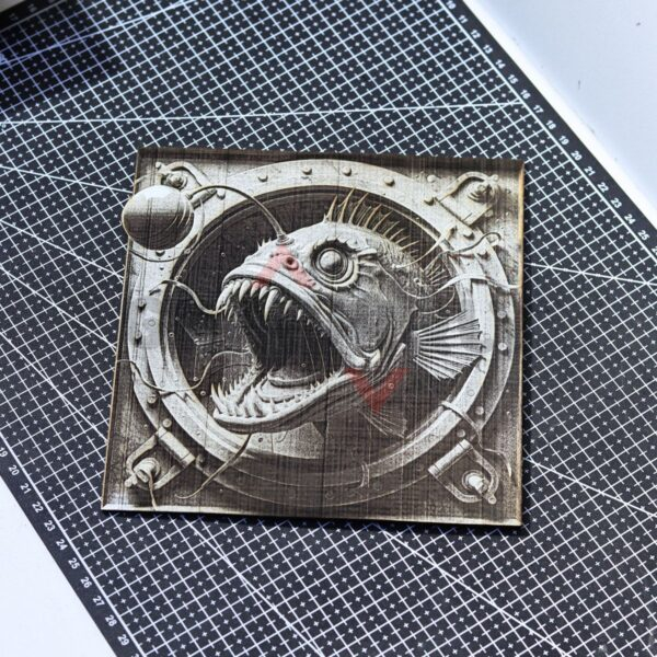 Deep Ocean Predator 3D Illusion Laser File - SVG, WWS, XCS, LBRN2
