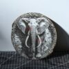 African Elephant Wreath 3D Illusion Laser File - SVG, WWS, XCS, LBRN2
