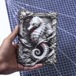 Seahorse Ocean Frame Laser File - SVG, WWS, XCS, LBRN