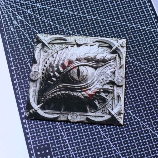 Dragon Eye 3D illusion Laser File - SVG, WWS, XCS, LBRN2