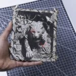 Leopard Jungle Frame 3D Illusion Laser File - SVG, WWS, XCS, LBRN2