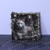 Cat Garden Frame Laser File - SVG, WWS, XCS, LBRN2