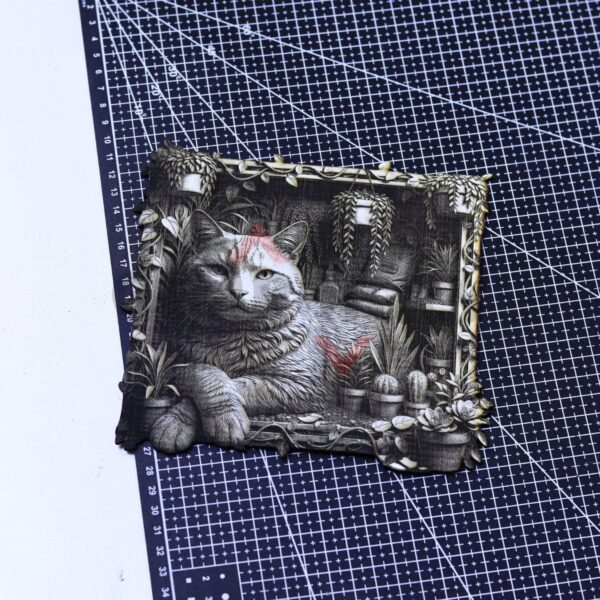 Cat Garden Frame Laser File - SVG, WWS, XCS, LBRN2