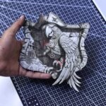 Pirate Parrot 3D Illusion Laser File - SVG, WWS, XCS, LBRN